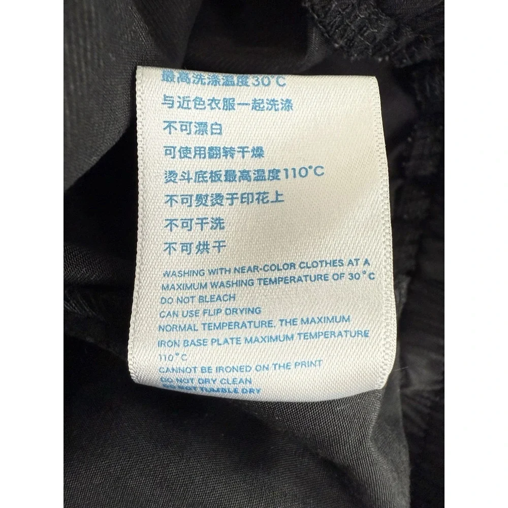 New Wave Street Culture By Inflation Lonely Embroidered Mens‎ Large Black Shorts